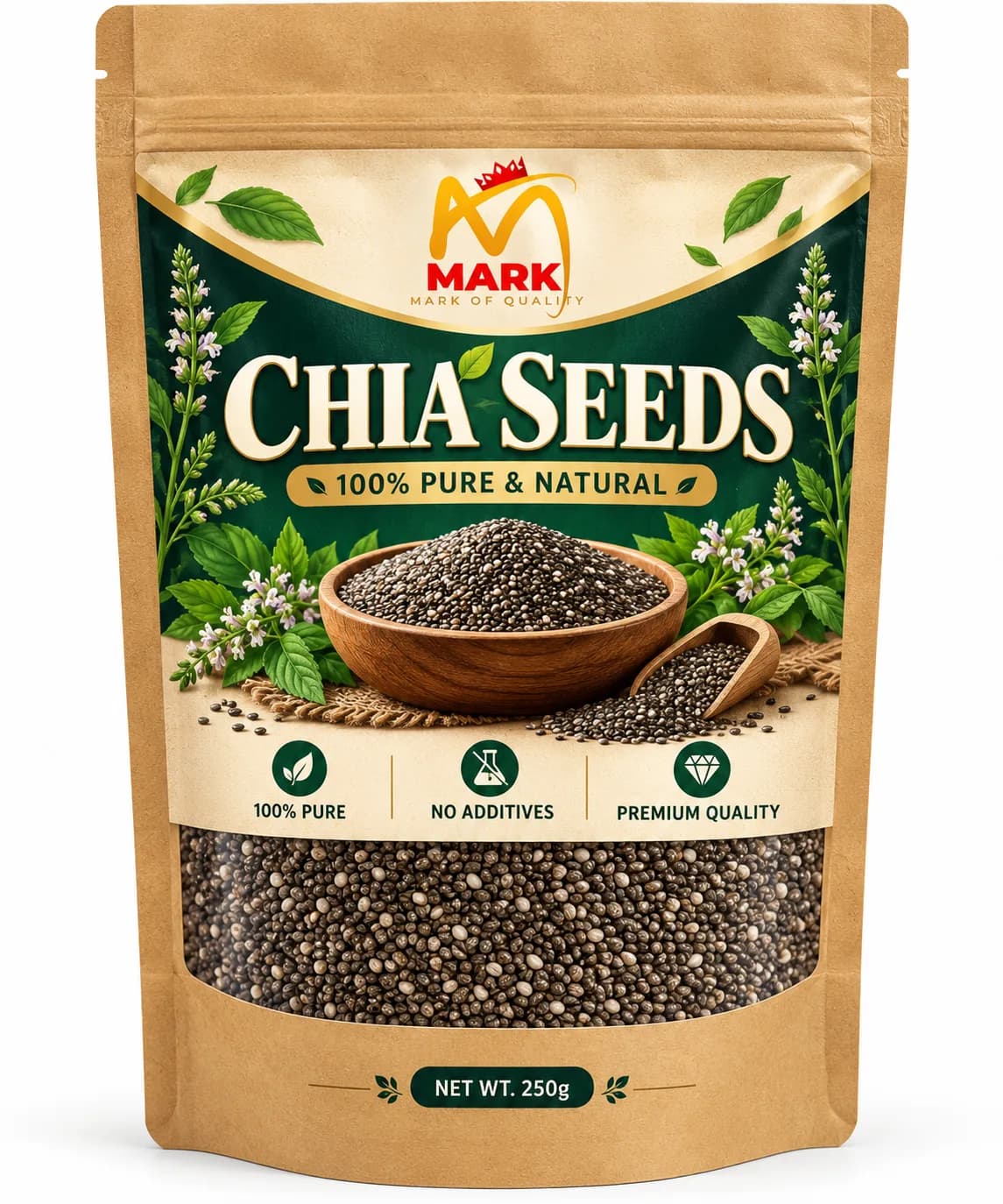 MARK Chia Seeds bottle