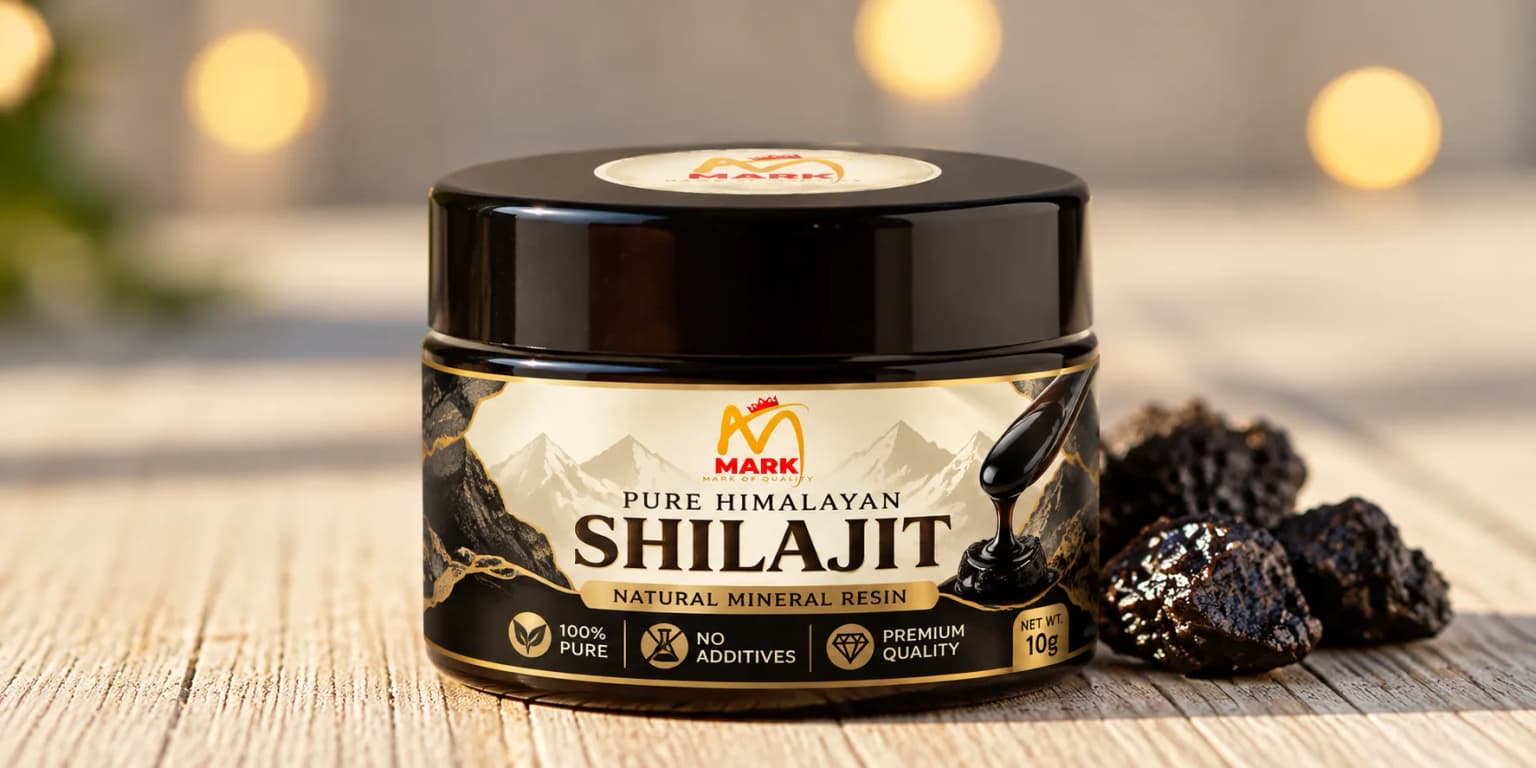MARK Pure Shilajit Resin bottle